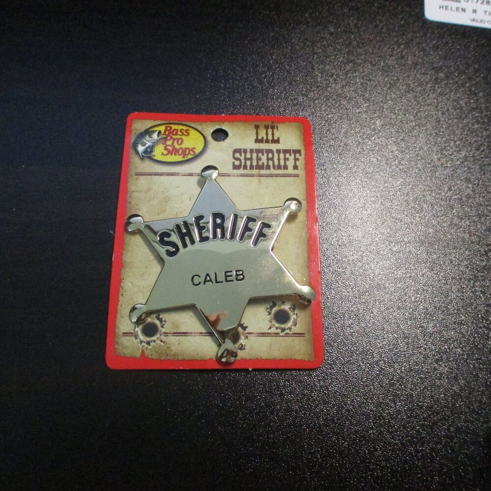 Sherrif Caleb Bass Pro Gold Badge
